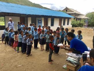 Relief aid distribution trip Relief aid distribution trip